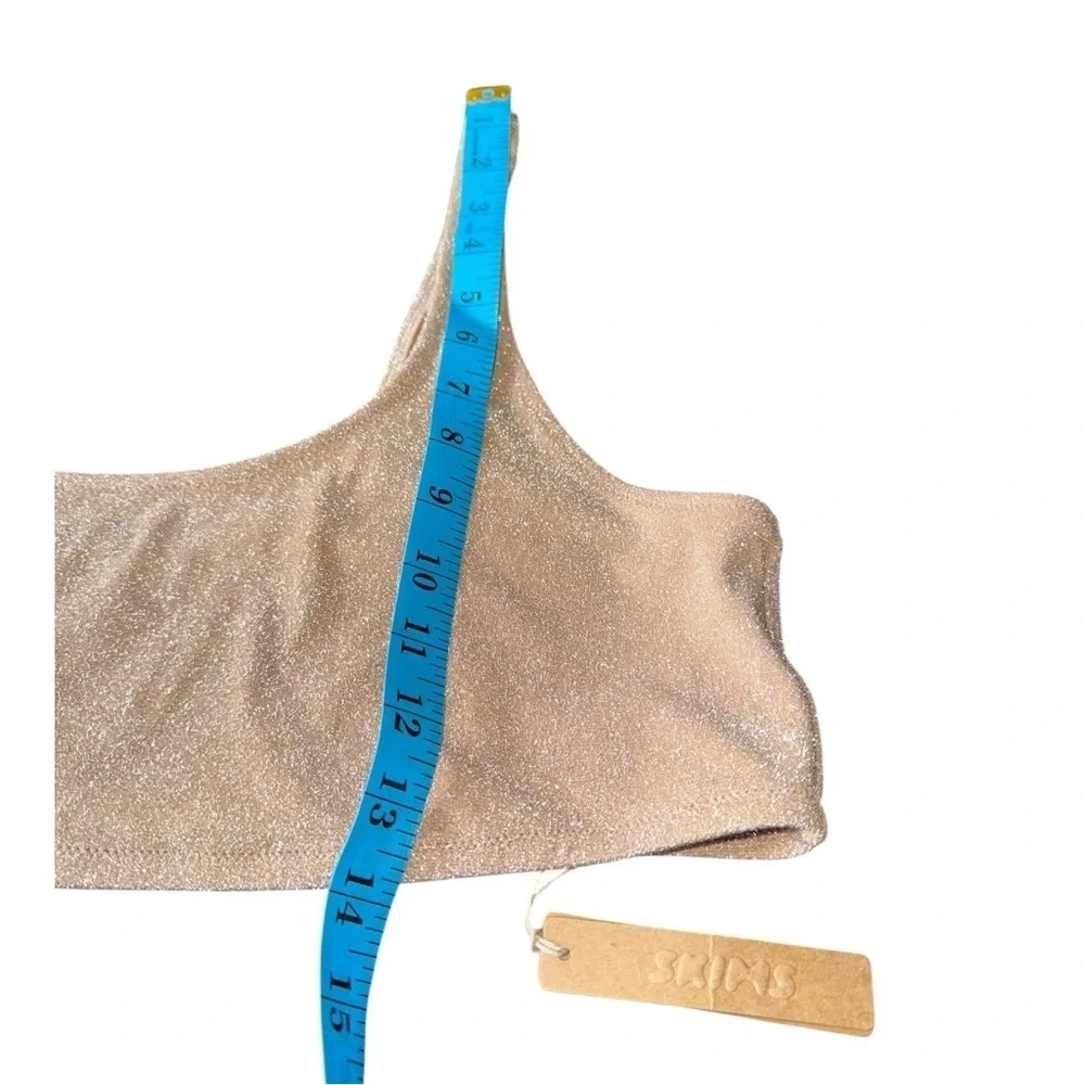 NWT Skims Glitter Swim Scoop Top 3X Crop Top / bralette